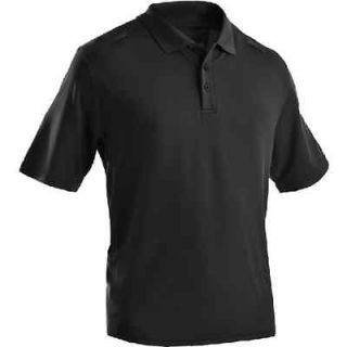   Armour 1216011 Mens Black Tactical Performance Polo   Size Small