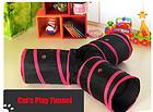 New Kitty Cat 3 Way Tunnel Play Cat Toy Exercise Rabbit Puppy Fun&Play