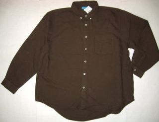 FRESH PRODUCE Truffle Brown Oxford Button Down Shirt NWT 2X