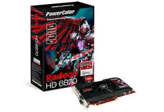 AMD Powercolor Radeon 6870 1gb Video Card Brand New
