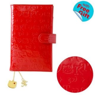 2013 Hello Kitty Schedule Book Pocket Weekly Planner Embossing PVC 