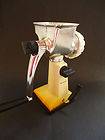 Vintage RIVAL Meat Grinder Grind o Mat Model 303 Yellow Manual Hand 