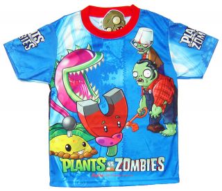   VS. ZOMBIES T Shirt Top Boys Clothes PopCap Ipad Iphone Game Age 6 7