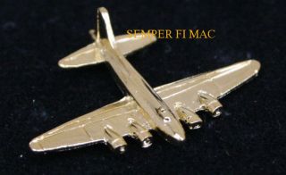 17 FLYING FORTRESS GOLD PIN US ARMY AIR CORPS WW 2