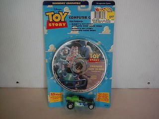 Toy Story Rare Hotwheels Computer Cars CD Rom With RC Diecast Car