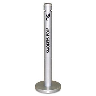 Rubbermaid Commercial R1 SM Smokers Pole Round Steel Silver