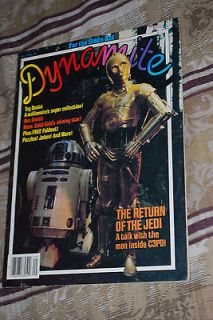 Dynamite Star Wars Issue Scholastic Magazine 1983,Return Of the Jedi