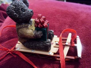 RADIO FLYER CLASSIC WAGON Bear Christmas Tree ORNAMENT MODEL #110 1998