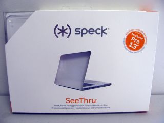 NEW Speck SeeThru Hard Case   Apple MacBook Pro 13 (Unibody)   CLEAR
