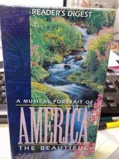America the Beautiful A Musical Portrait (VHS, 1996) Rare & Best 