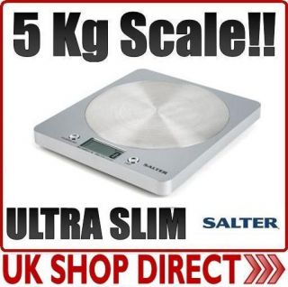 SALTER 1036 ULTRA SLIM DIGITAL KITCHEN WEIGH SCALE ELECTRONIC WEIGHING 