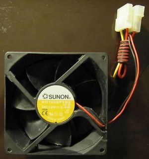Sunon 92mm (9.2cm) KD1209PTB2 (2).H 4 pin molex computer case fan
