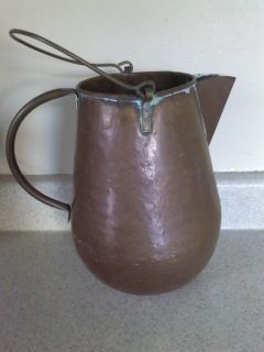 Vintage Copper Hanging Tea Pot HANDMADE