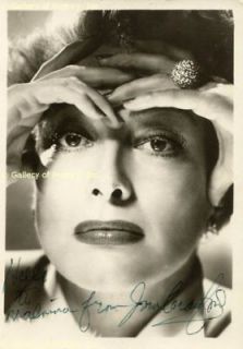 Joan Crawford autograph in Collectibles