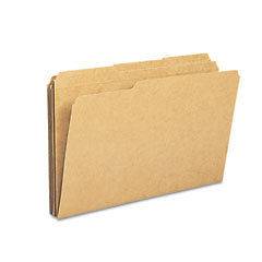 Smead 15734 Kraft File Folders, 1/3 Cut, Reinforced Top Tab Legal 
