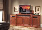 Adonzo TV Lift Cabinet With Side Media Cabinets For Flat Screen TVs 