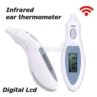 Digital Infrared IR LCD Forehead Body Temperature Ear Thermometer Baby 