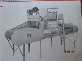 SALE 1941 Bean Commercial Vegetable Washing Equipment 4 page Flyer 