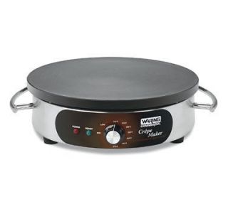 Waring WSC160 Crepe Maker Electric 16 Cast Iron Cook Surface Heat 