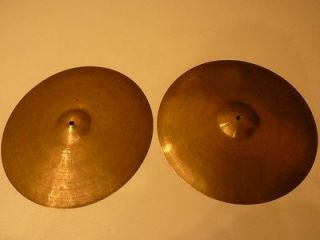 Zildjian Istanbul K 15 Thin Hi Hat Cymbals Turkey 60s 940/940g Hand 