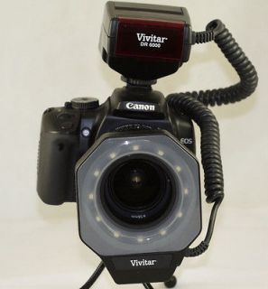 Vivitar Digital LED Macro Light Ring for Nikon D3100 D5100 D90 D3000 