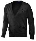   Originals Mens Premium Basics Cardigan Sweater Shirt Black Retro