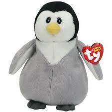 Ty Beanie Babies ~ SLAPSHOT The Penguin ~ RETIRED Beanies ~New w/ Tag