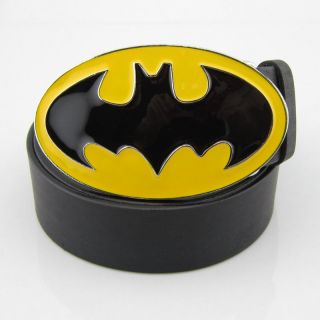   Batman Superhero Mens Belt Buckle Women Waist Leather Belt Good Gift
