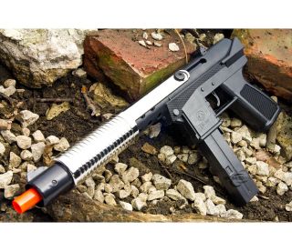 NEW SPRING AIRSOFT TEC 9 PUMP SHOTGUN PISTOL SNIPER RIFLE HAND GUN w 