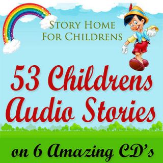 53 Childrens Audio Story Books on 6 CDs Classic Children Kids Fairy 