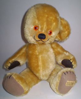 RARE Vintage Merry Thought Cheeky Bear made with Only One Ear TOO CUTE 