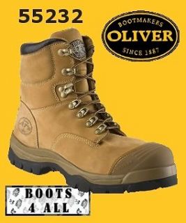 Oliver Steel Toe Work Boots ATs55232 Wheat Lace Up Brand New *All 