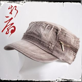 NEW DISTRESSED CADET VINTAGE MILITARY HAT CASUAL HAT BALL CAPS AUC