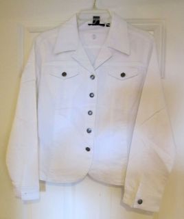 white jean jackets in Coats & Jackets