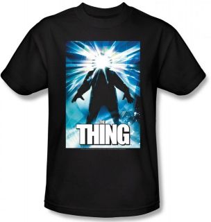   Women Ladies The Thing 1982 Classic Movie Poster Scary T shirt top tee