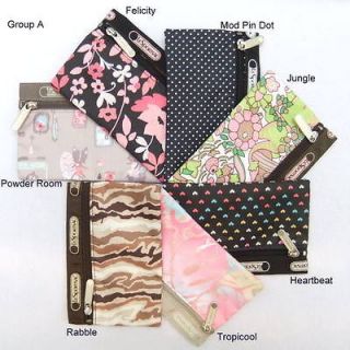 New Lesportsac Mini Cosmetic Bags Pouches Assorted Prints (A C)