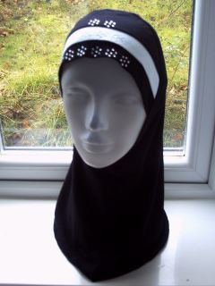 Hijab Amira Muslim Headwear front crystals Islamic