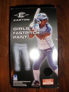 NEW Girls Easton Fastpitch Softball Baseball Pant Black
