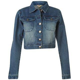 ladies beautiful cropped denim jacket top jeans bolero shrug original 