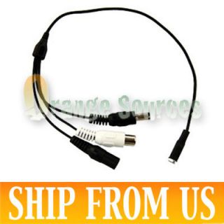 12 All in one CCTV Security Camera Audio Cable With Amplifier and 