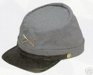Confederate Army Soldier Kepi Hat Costume Civil War Cap