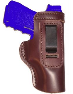 Springfield XDS Leather IWB Right Hand Mahogany Gun Holster   NEW IN 