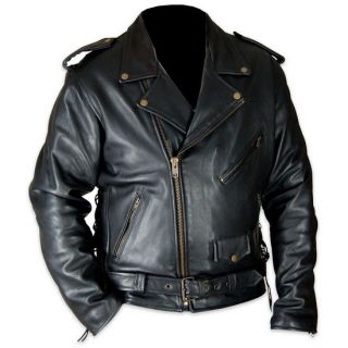   genuine Marlon Brando motorcycle leather jacket Harley Davidson style