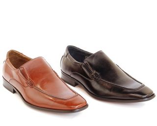 Mens Loafers Dress Shoes Leather Classic Slip On Dressy Tapered + Free 