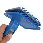 Grooming Bush Gill Comb for Pet Dog Cat Blue