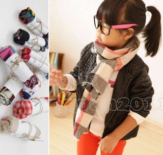   Kids Toddlers Girls Lovely Cotton Scarves Shawls/Wrap 9 Design Choose