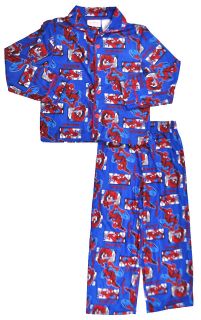 Spider Man Boys White & Multi 2Pc Pajama Pant Set Size 5 6/7 $22.94