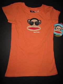   Frank Girls 4 Short Sleeve T Shirt Tee Orange Julius Monkey Sunglasses