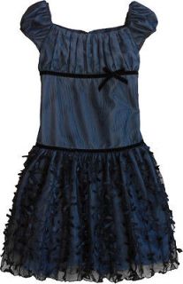 Isobella & Chloe Blue & Black Special Occasion & Party Dress Fall 2012 