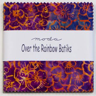   BATIKS Color Wheel Charm Pack by Laundry Basket Quilts for Moda